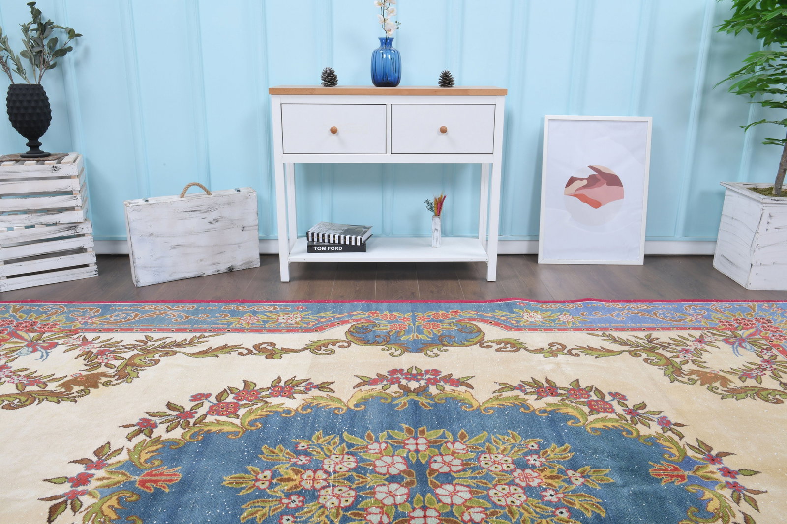 7'9x11'3 ft, COLORFUL, TURKISH Rug - 13