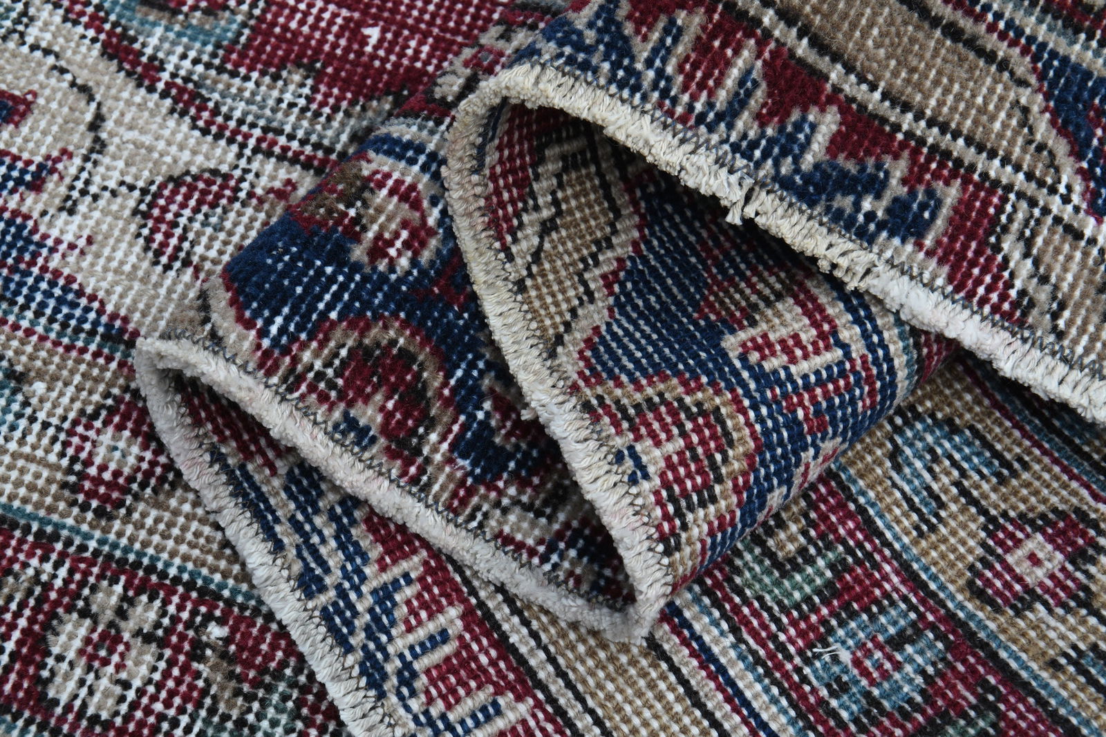 6'9x9'6 ft, RED BEIGE RUG - 11