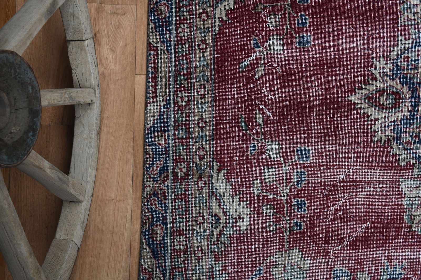 6'9x9'6 ft, RED BEIGE RUG - 16