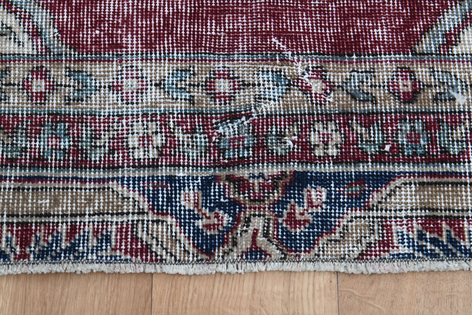 6'9x9'6 ft, RED BEIGE RUG - 17