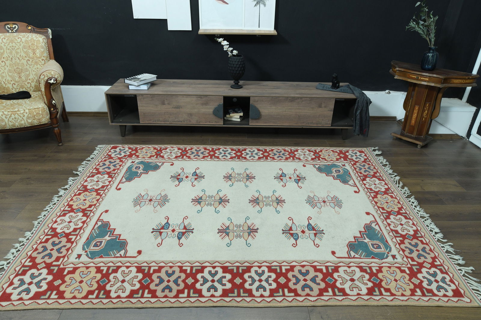 6x8'4 ft, RARE DESIGN - 18