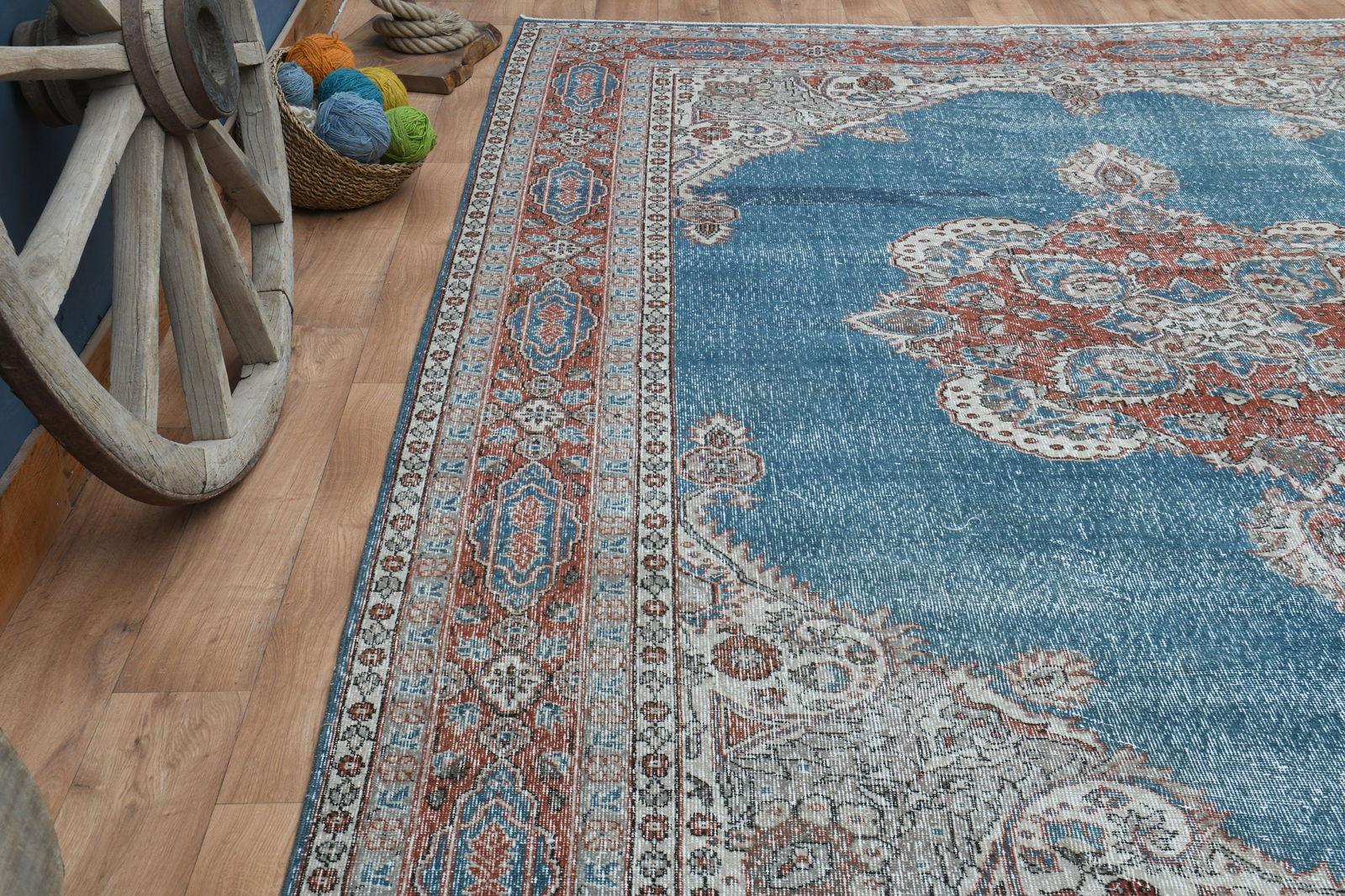 8'7x12'2 ft, TURKISH AREA RUG - 15