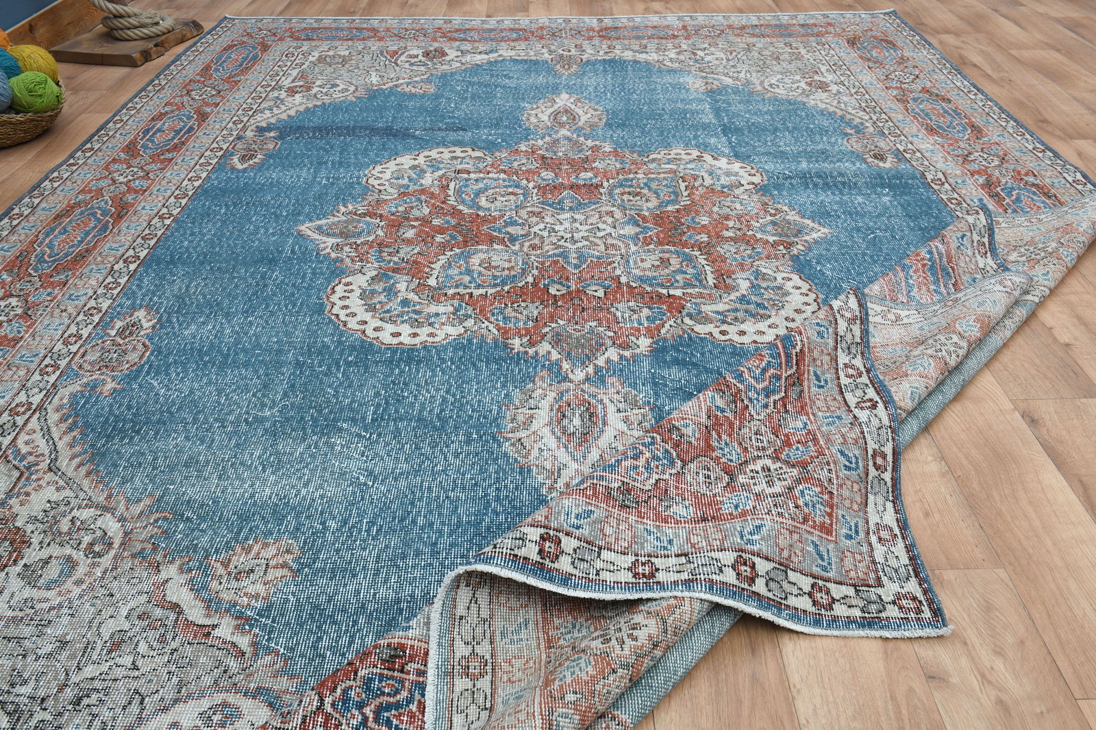 8'7x12'2 ft, TURKISH AREA RUG - 4