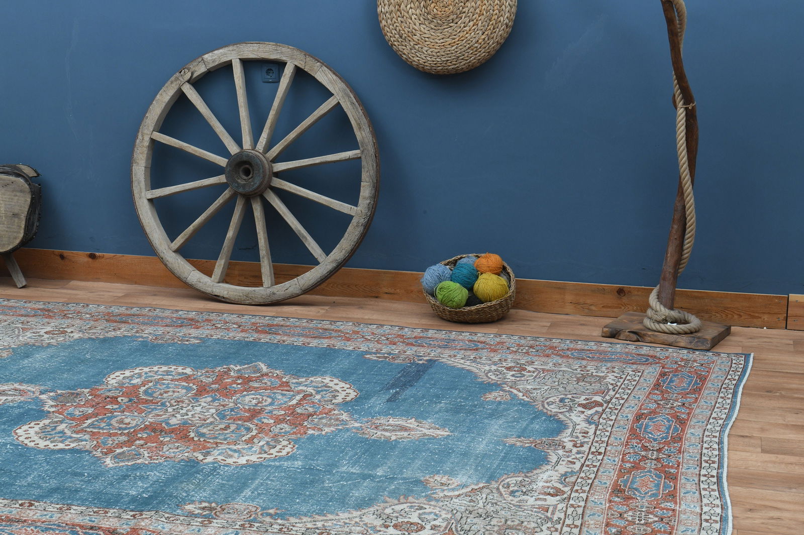 8'7x12'2 ft, TURKISH AREA RUG - 5