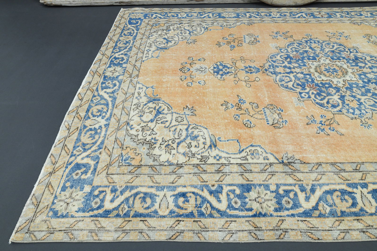 6.5x9.5 Orange Area Rug - 12