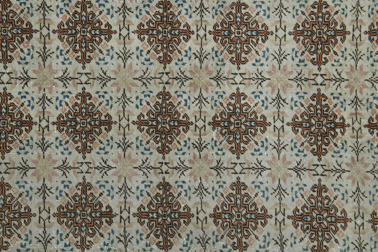 6'4x9'3 ft, GREEN BEIGE RUG - 17