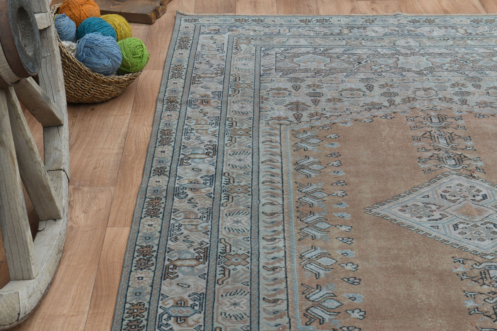 5'7x9'2 ft, ORANGE BROWN DÉCOR - 6