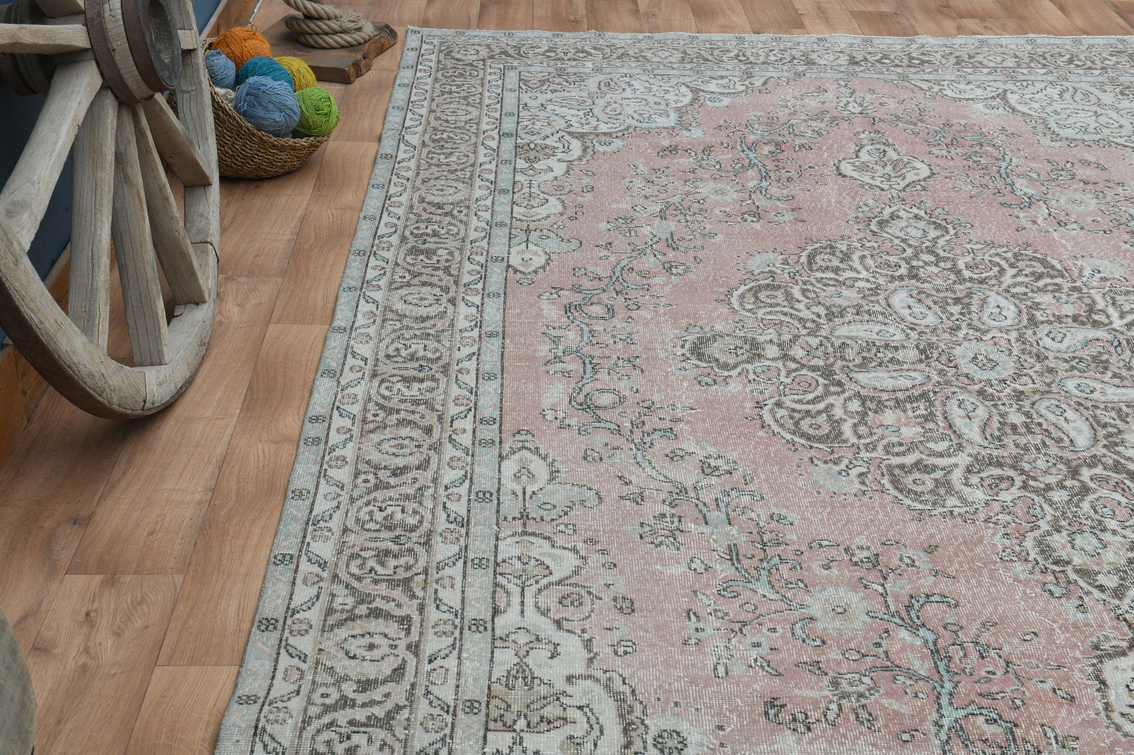 7'9x13'3 ft, TURKISH AREA RUG - 14