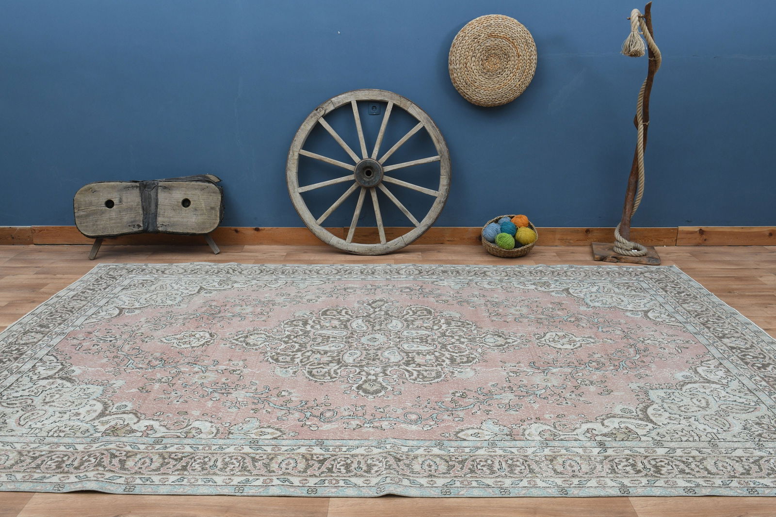 7'9x13'3 ft, TURKISH AREA RUG - 3