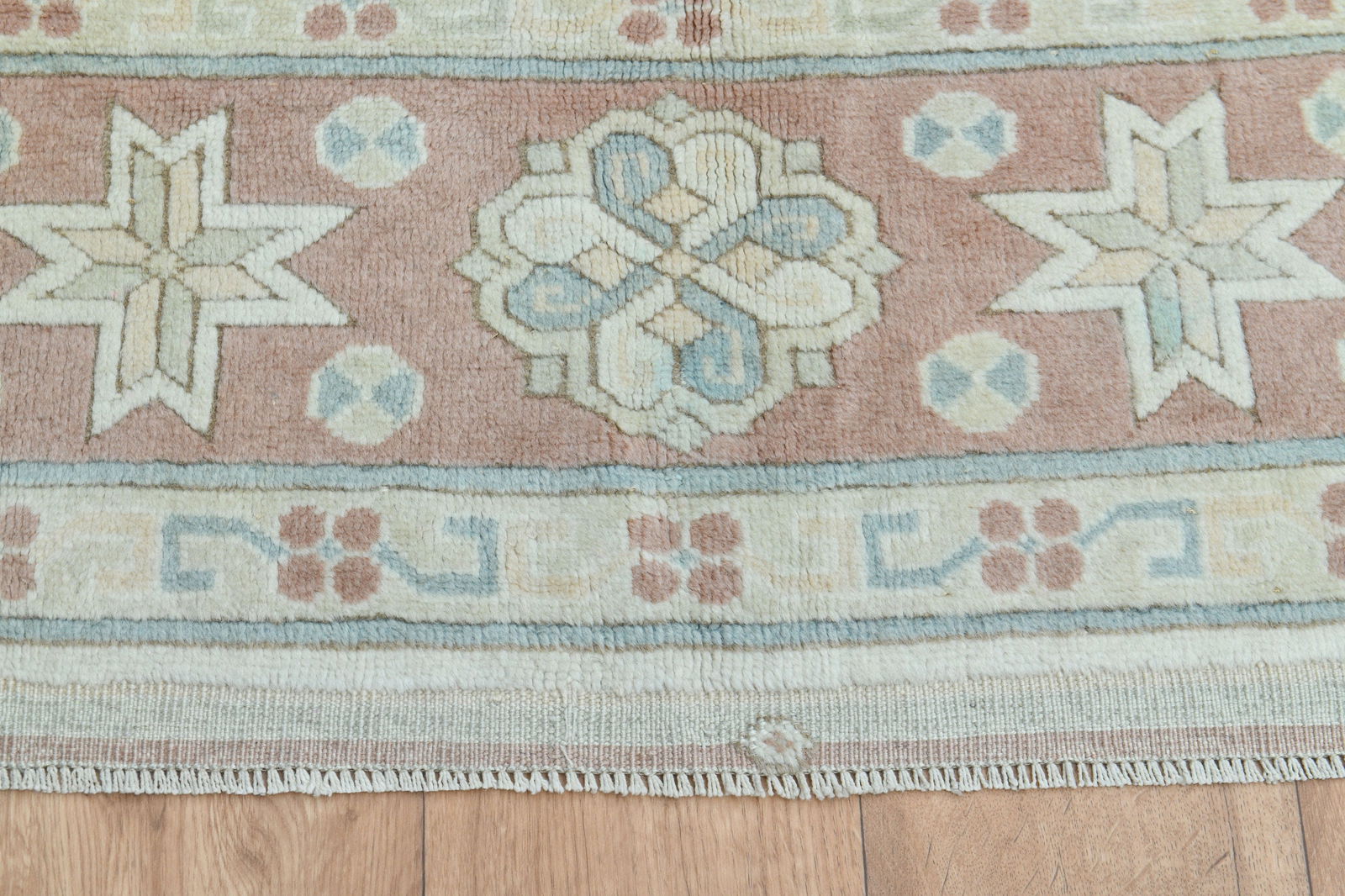 6'6x10'1 ft, TURKISH OUSHAK RUG - 8