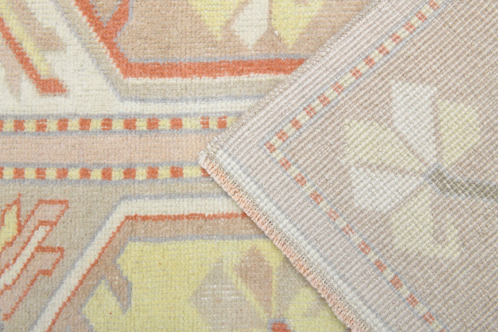 7x9 MILAS TURKISH RUG: Title: 7x9 MILAS TURKISH RUG Description: This Turkish one-of-a-kind Vintage Turkish Rug is hand-knotted and handwoven by the most skilled artisans who use pure wool, in muted, natural tones, and