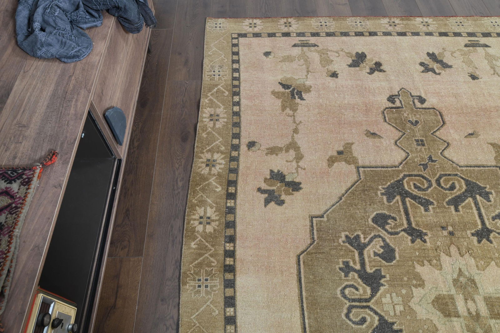 4'7x6'3, YELLOW BLUE OUSHAK - 18