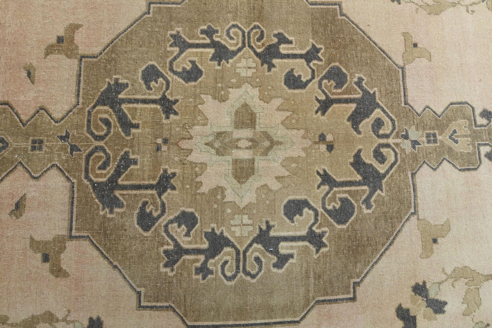 4'7x6'3, YELLOW BLUE OUSHAK - 19