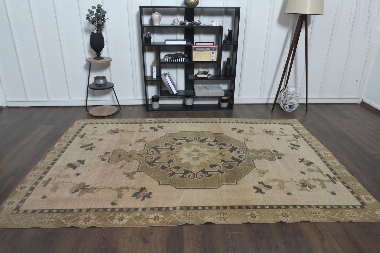 6.1x9.3 ft, BROWN TURKISH RUG - 10