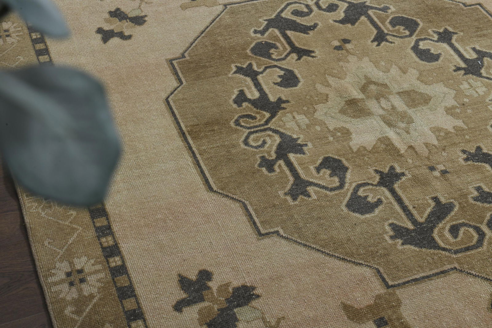 6.1x9.3 ft, BROWN TURKISH RUG - 4