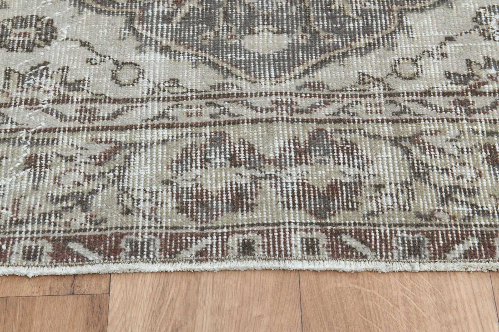 5'5x8'9 ft, BROWN BEIGE RUG - 6