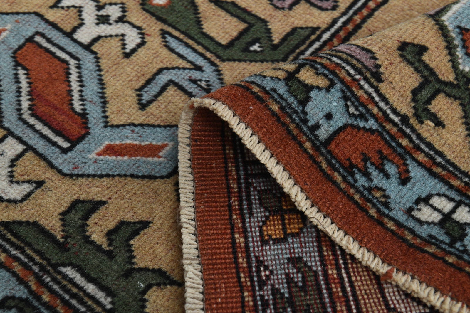 4x6'1 ft, TURKISH VINTAGE RUG (1 of 19)