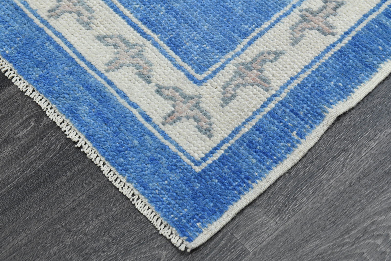 8x12'1 ft, BLUE BEIGE DECOR, Turkish Flora - 5