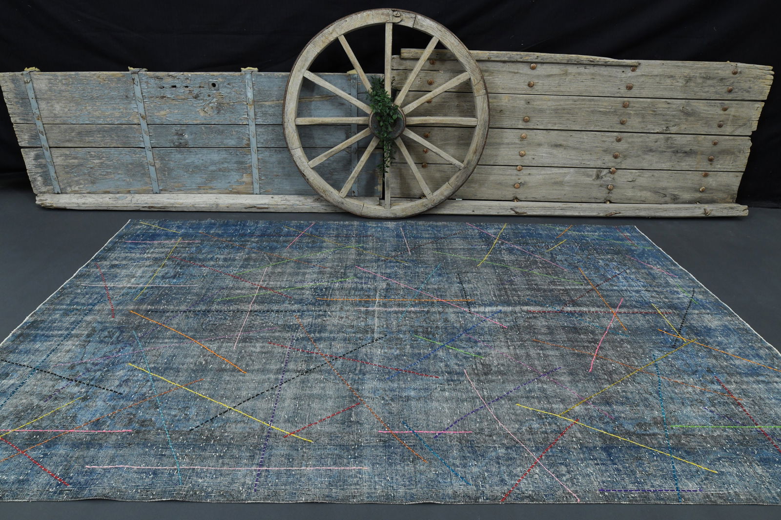 6.5x10.2 VINTAGE TURKISH RUG - 3