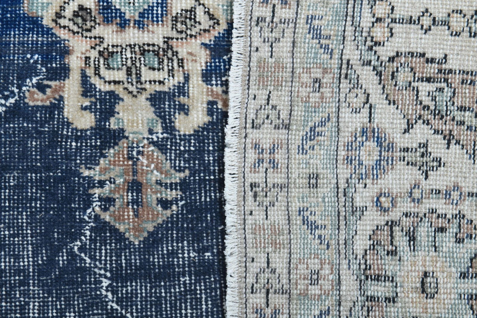 7'2x10'3 ft, BLUE AREA RUG - 16