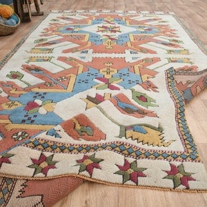 5'7x10'8 ft, GEOMETRİC, OUSHAK RUG - 4