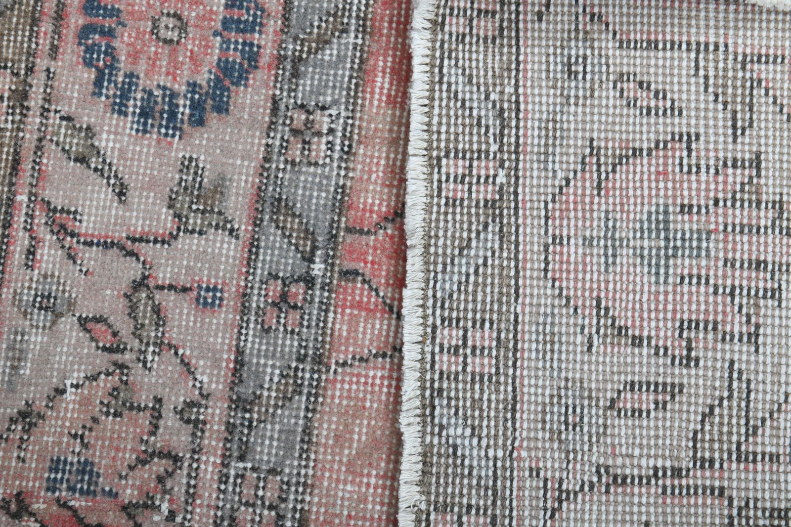 PINK TURKISH Rug, Vintage Rug - 11