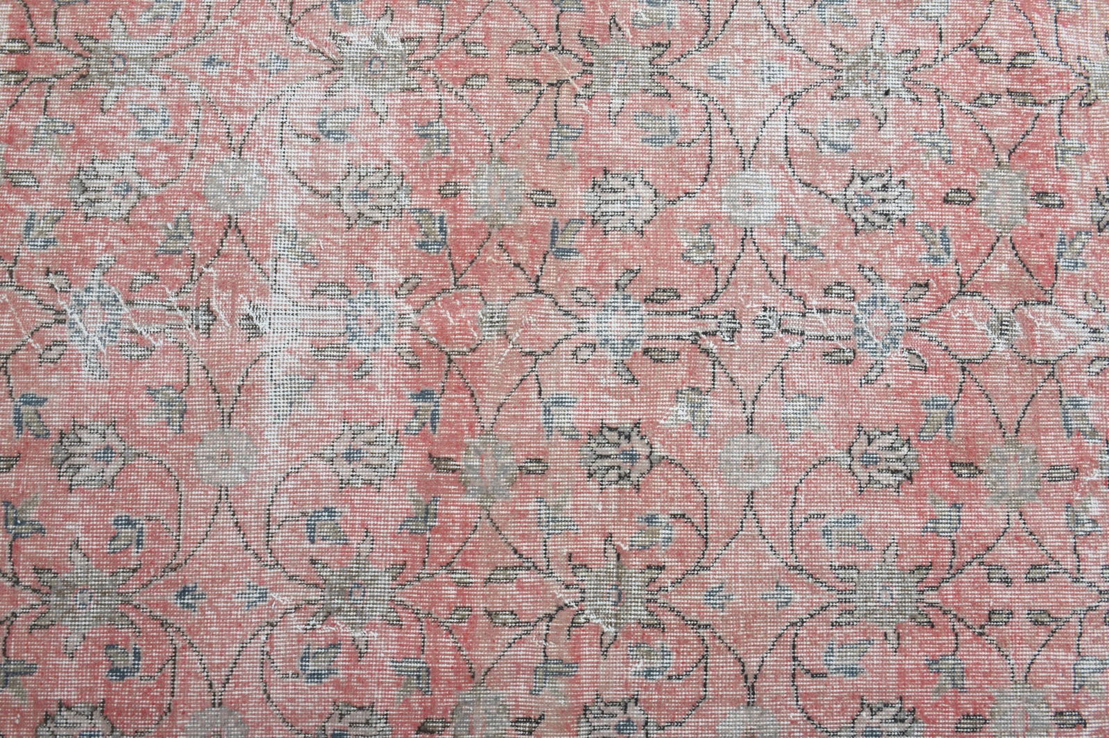 PINK TURKISH Rug, Vintage Rug - 18