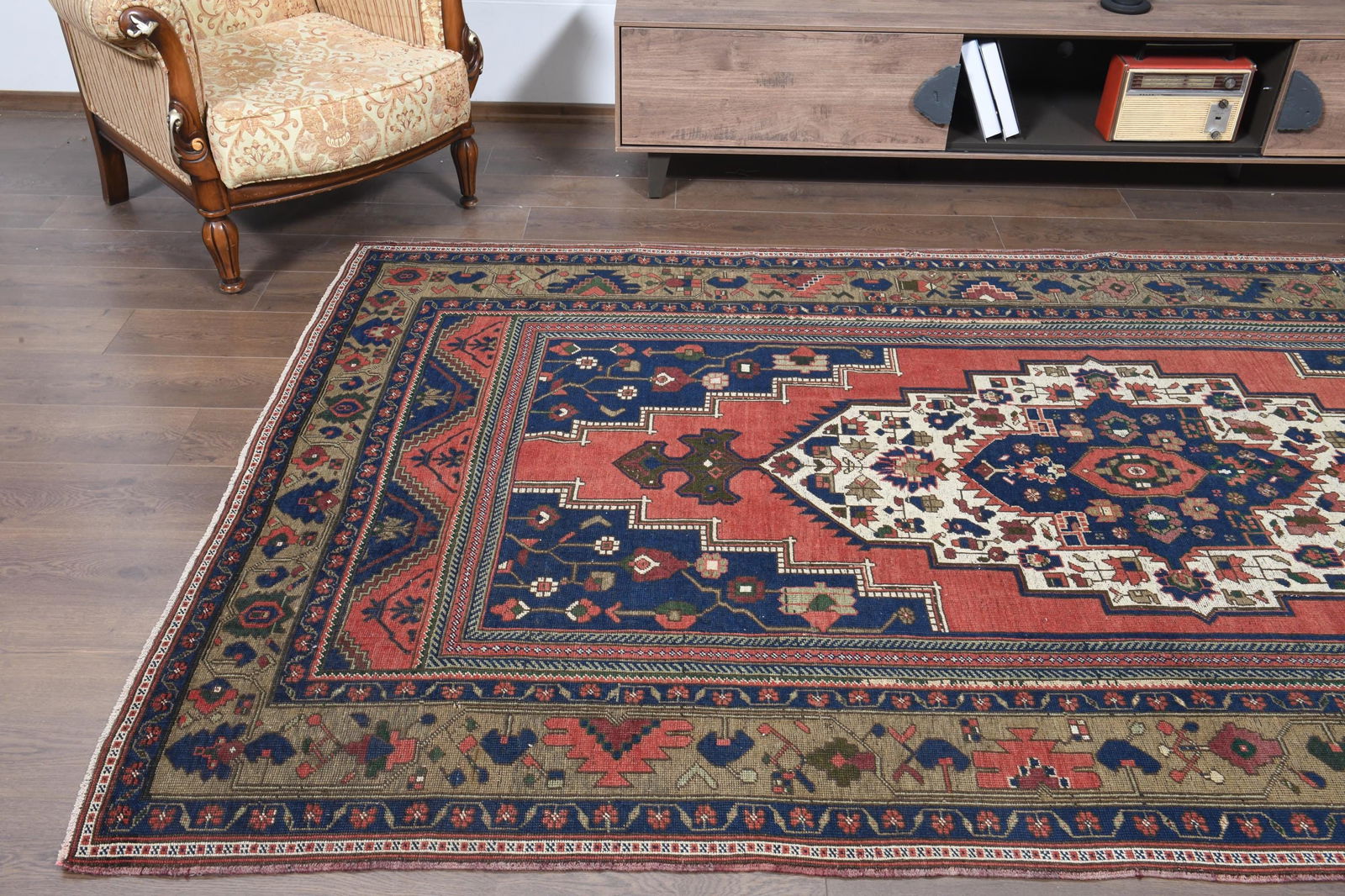 6x11 VIBRANT INDTRICATE RUG - 6