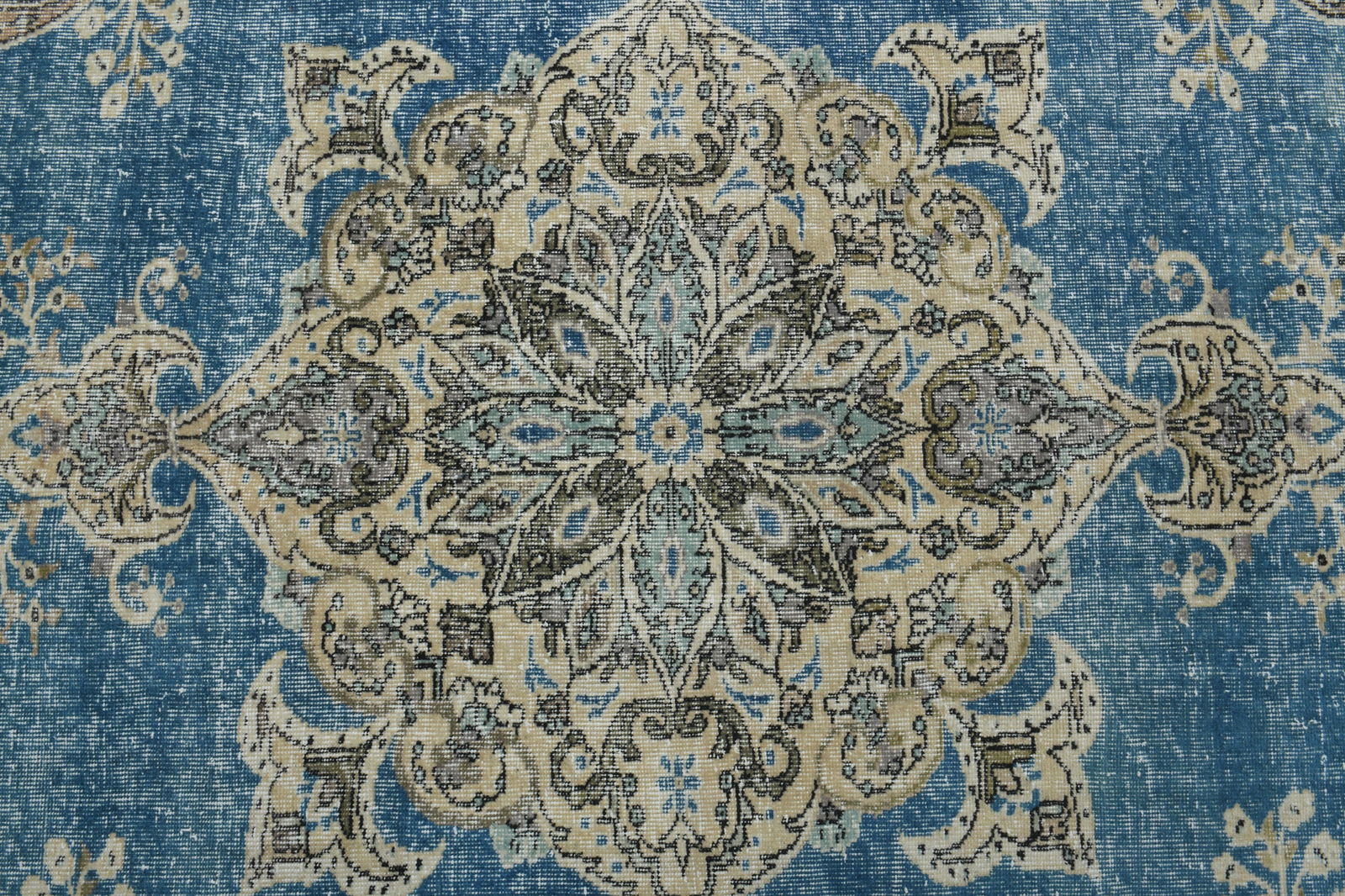 7.1x10.3 ft, BLUE TURKISH RUG - 17