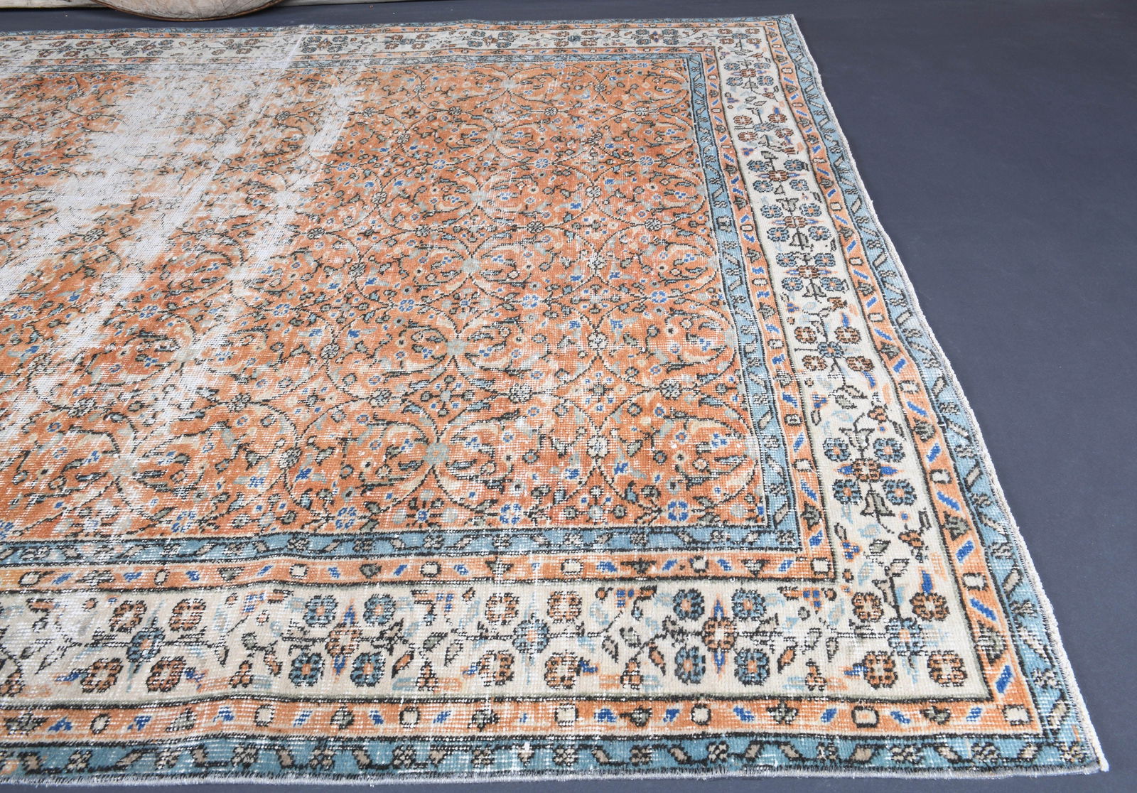 6.3x10 TURKISH Oushak Rug - 17