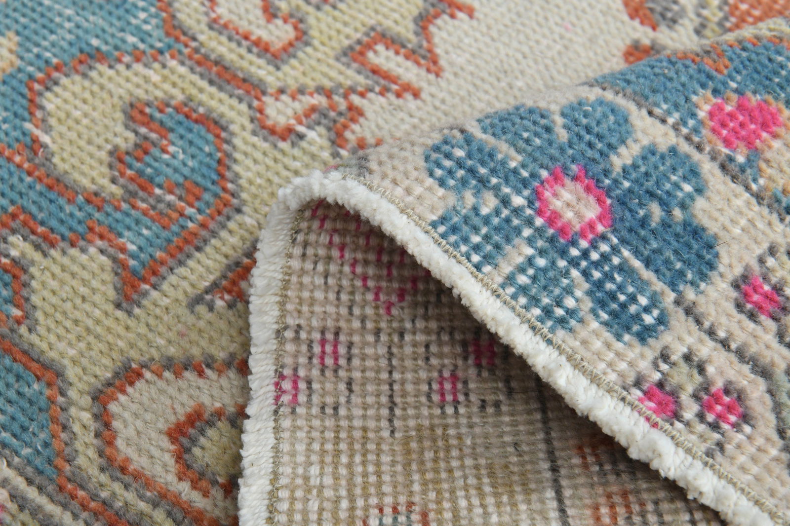 4'8x7 ft, ORIENTAL BOHEMIAN RUG - 5