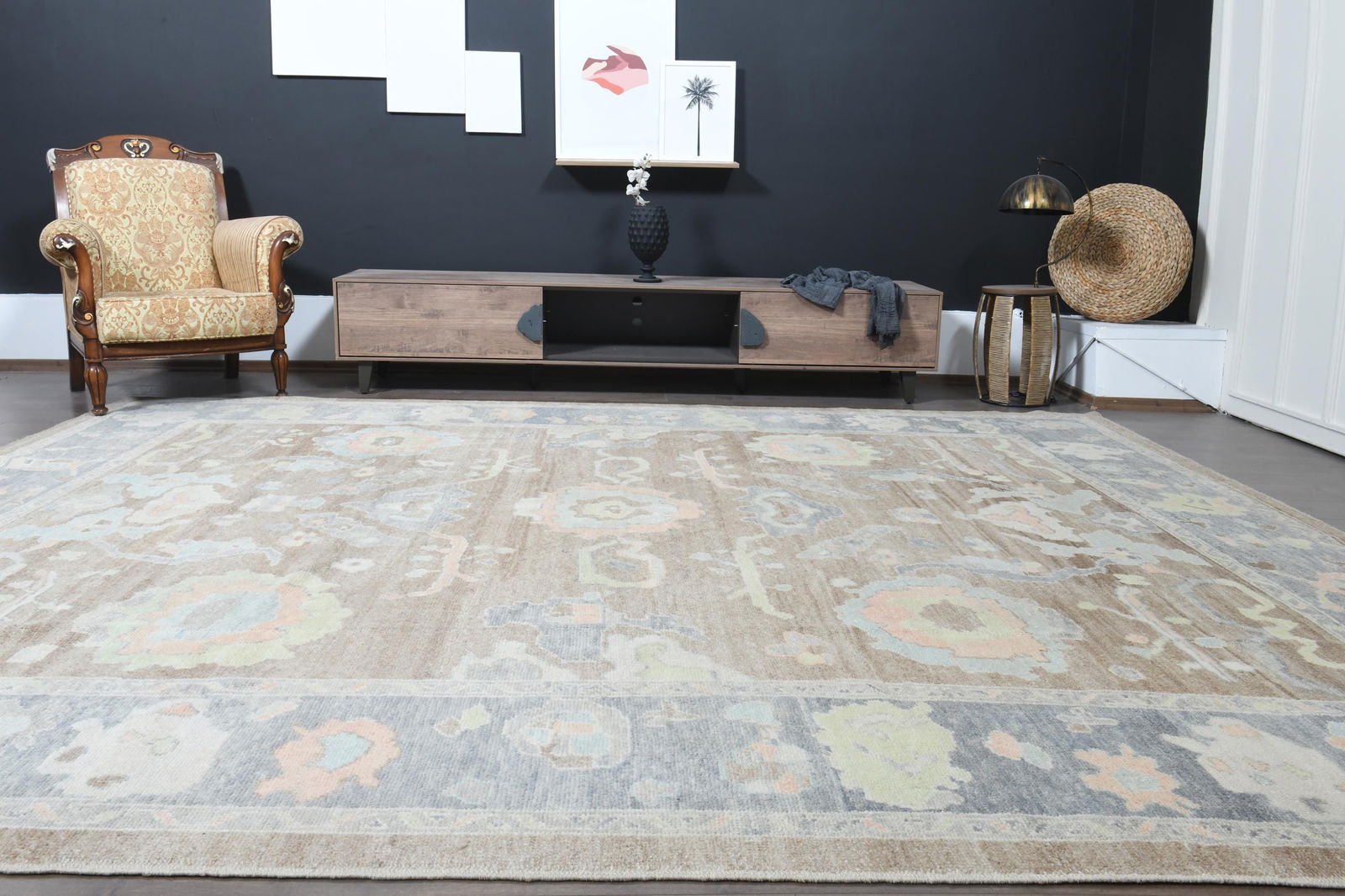 10'3x12'9 ft, BOHO OUSHAK RUG - 4
