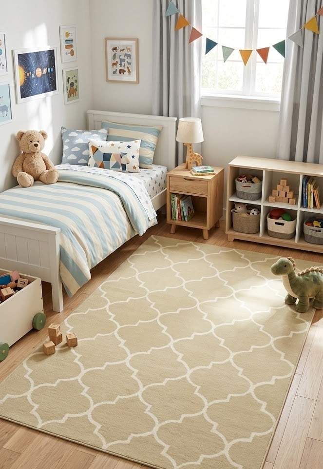 Multicolored Stripes 5X8 Hand-Tufted Modern Rug - 2