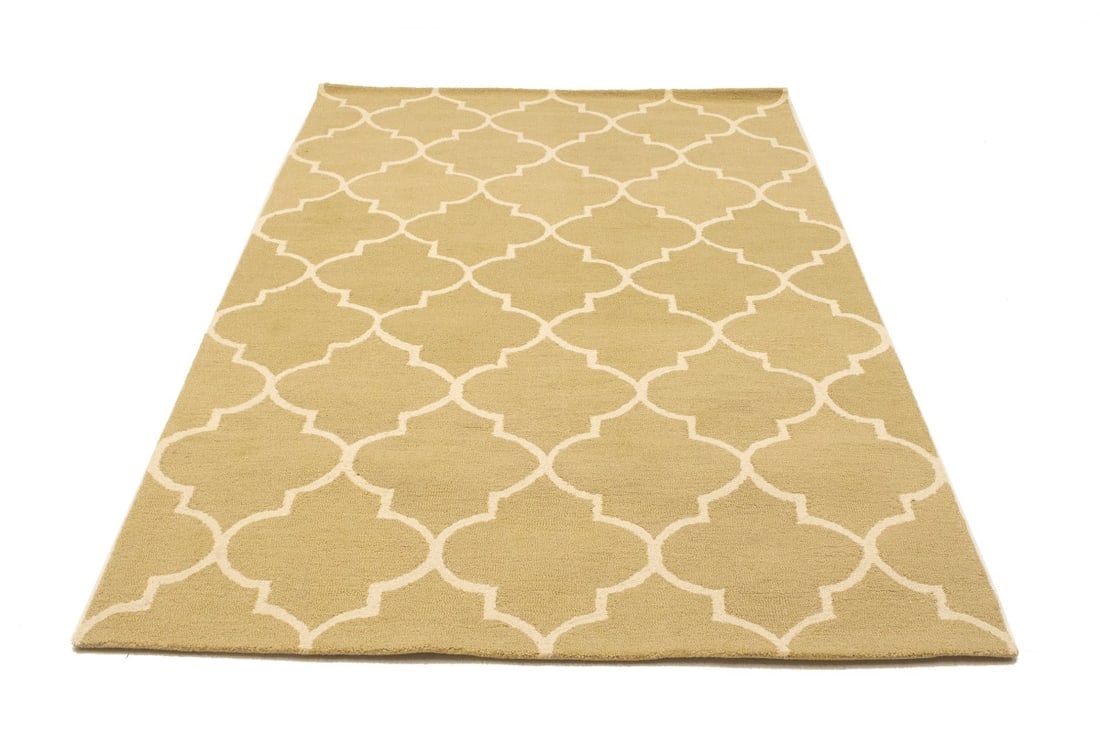 Multicolored Stripes 5X8 Hand-Tufted Modern Rug - 3