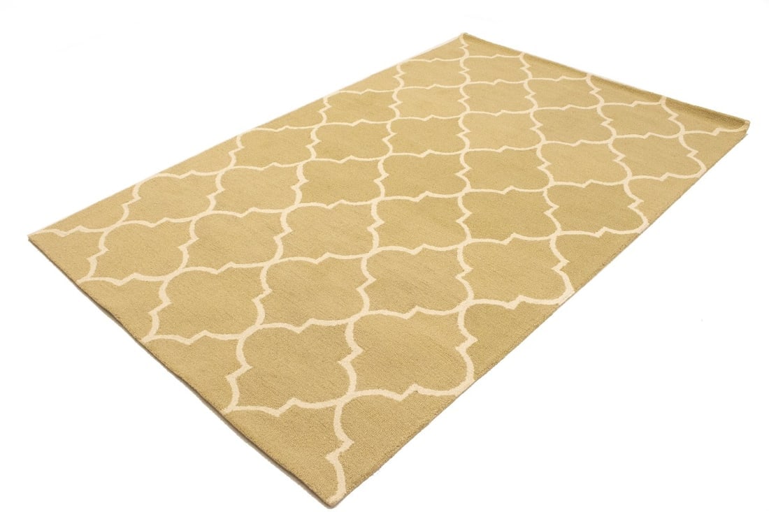 Multicolored Stripes 5X8 Hand-Tufted Modern Rug - 4