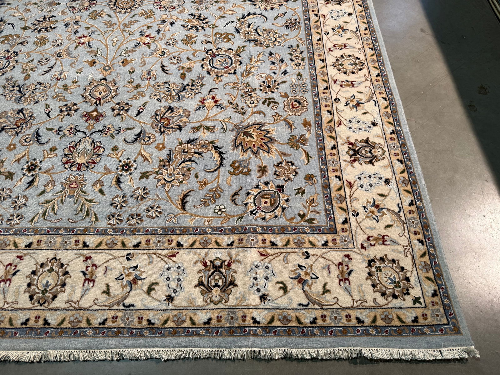 Fine Silk and wool Kashan Rug 8x10 - 2