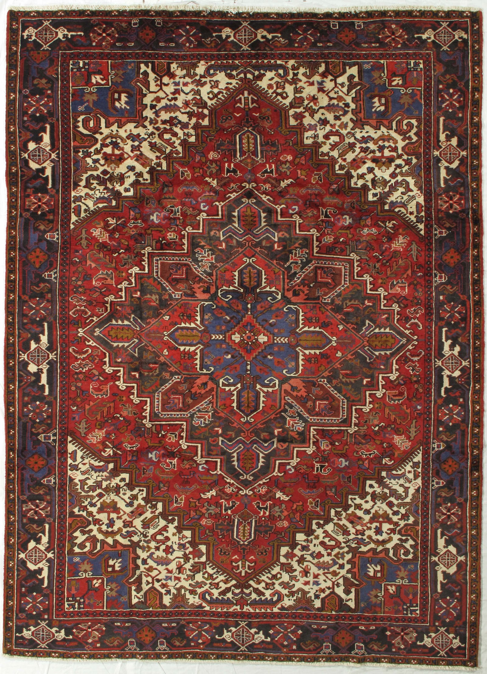 Heriz 8.3x11.3: Title: Heriz 8.3x11.3 Origin: Iran Year:1980 Materials:wool Size:8.3x11.3 Description:Heriz Reserve: $2,100.00 Shipping: Domestic: Flat-rate of $180.00 to anywhere within the contiguous U.S. Intern