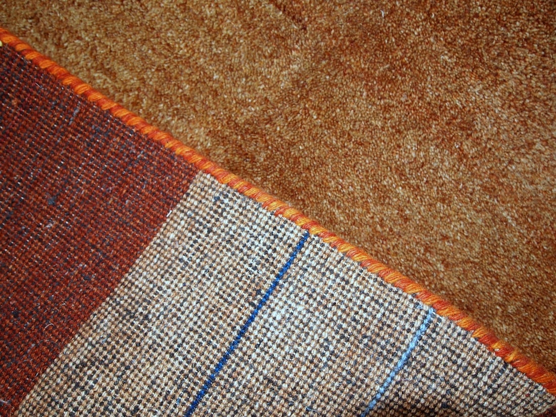 Handmade vintage Persian Gabbeh rug 6.5' x 9.8' (200cm x 300cm) 1980s - 9