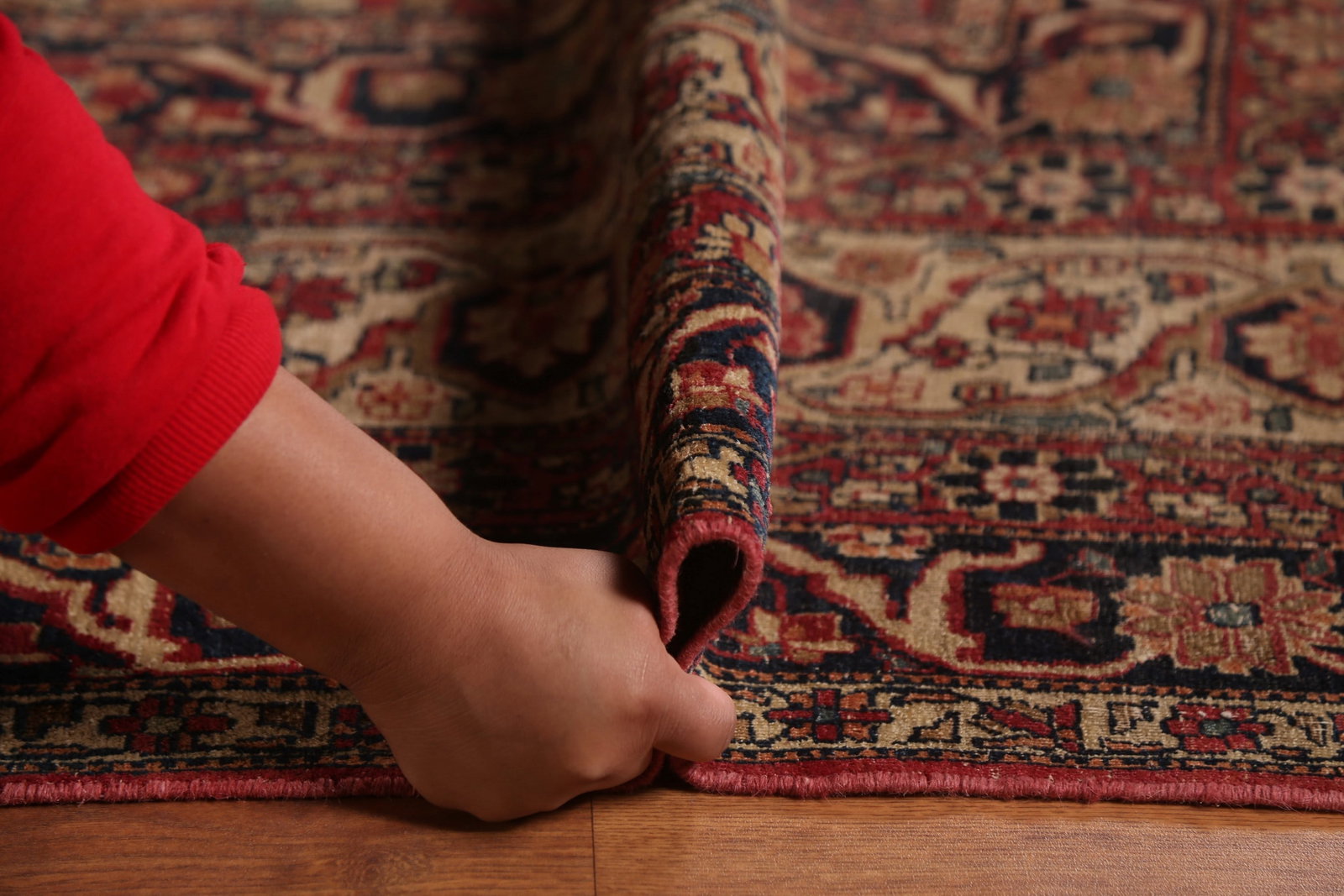 Pre-1900 Vegetable Dye Kerman Ravar Persian Large Rug 10x16 - 18