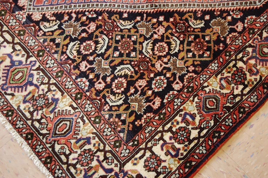 PERSIAN BIJAR RUG 4' 9" X 6'11" - 7