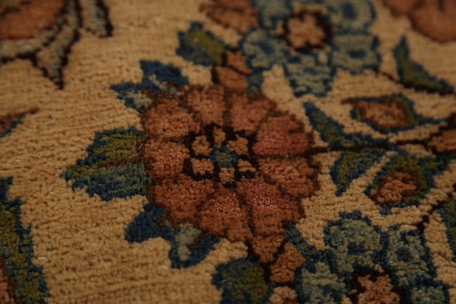 Pre-1900 Vegetable Dye Kerman Persian Large Rug 11x20 - 10