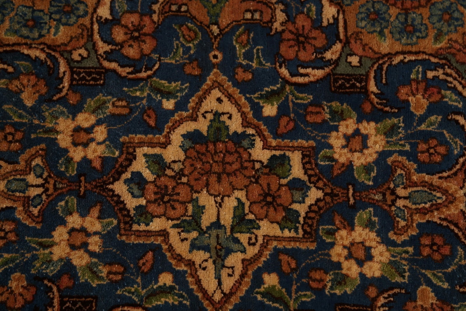 Pre-1900 Vegetable Dye Kerman Persian Large Rug 11x20 - 12