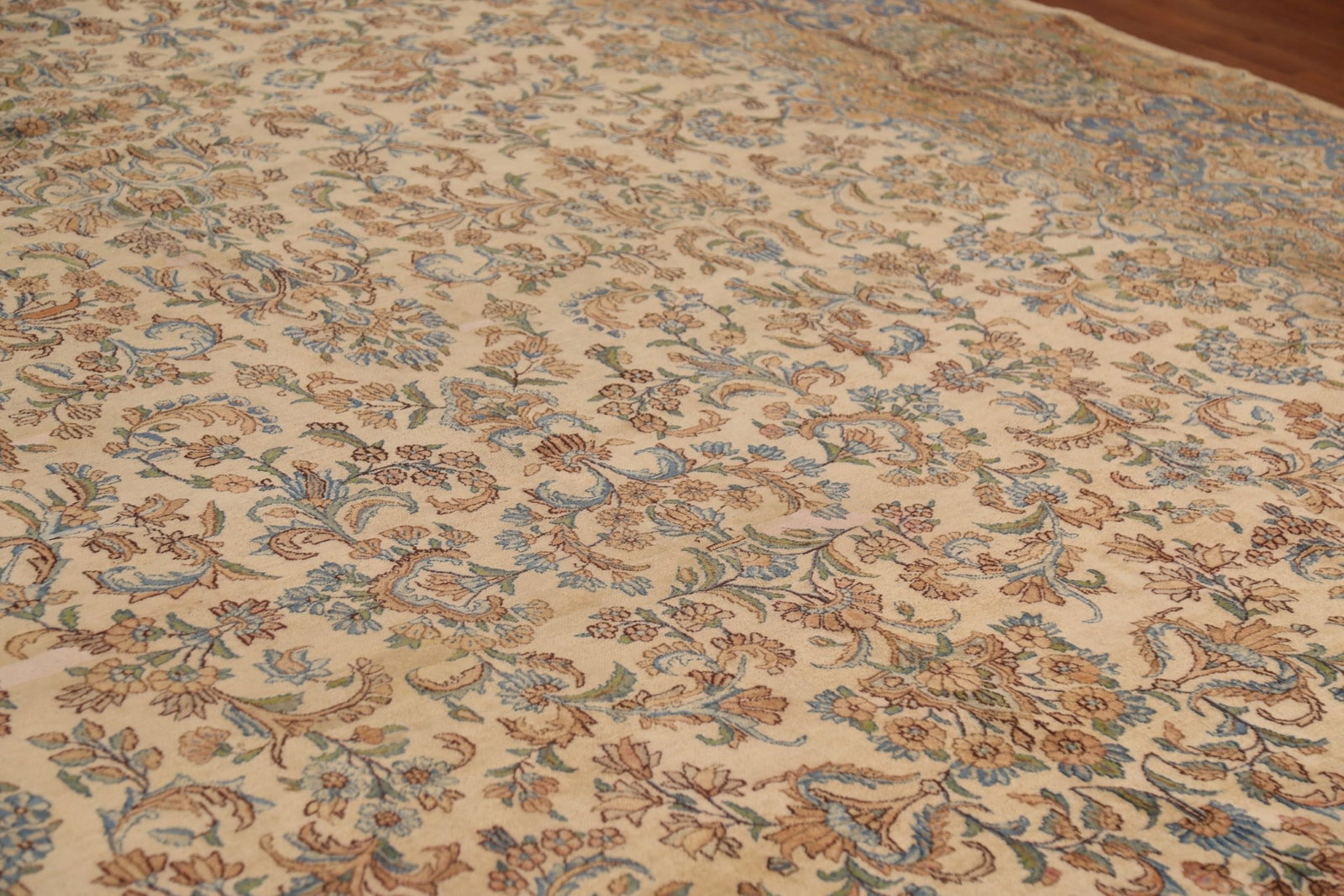 Pre-1900 Vegetable Dye Kerman Persian Large Rug 11x20 - 6