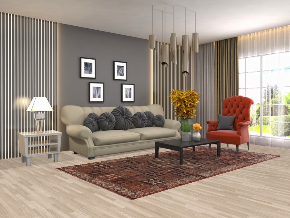 Garden Design Bakhtiari Persian Area Rug 5x9 - 2