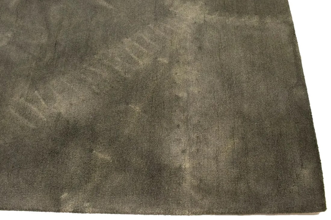 Dark Brown Tie-Dye 5X8 Hand-Tufted Modern Rug - 7
