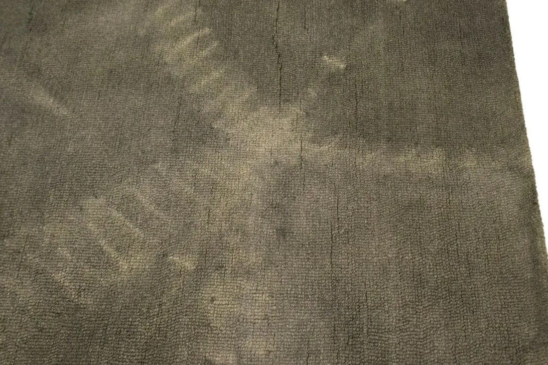 Dark Brown Tie-Dye 5X8 Hand-Tufted Modern Rug - 8