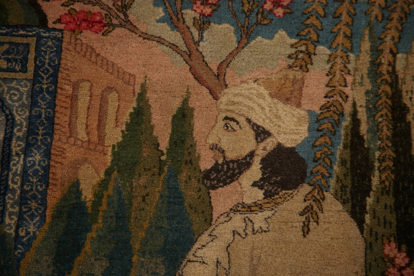 Pre-1900 Masterpiece Vegetable Dye Tabriz Persian Rug 5x6 - 10