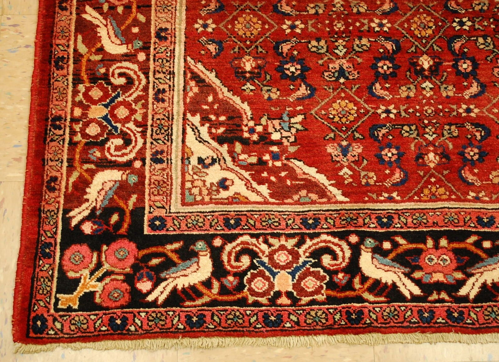PERSIAN BIJAR RUG 4' 5"X 6' 5" - 5