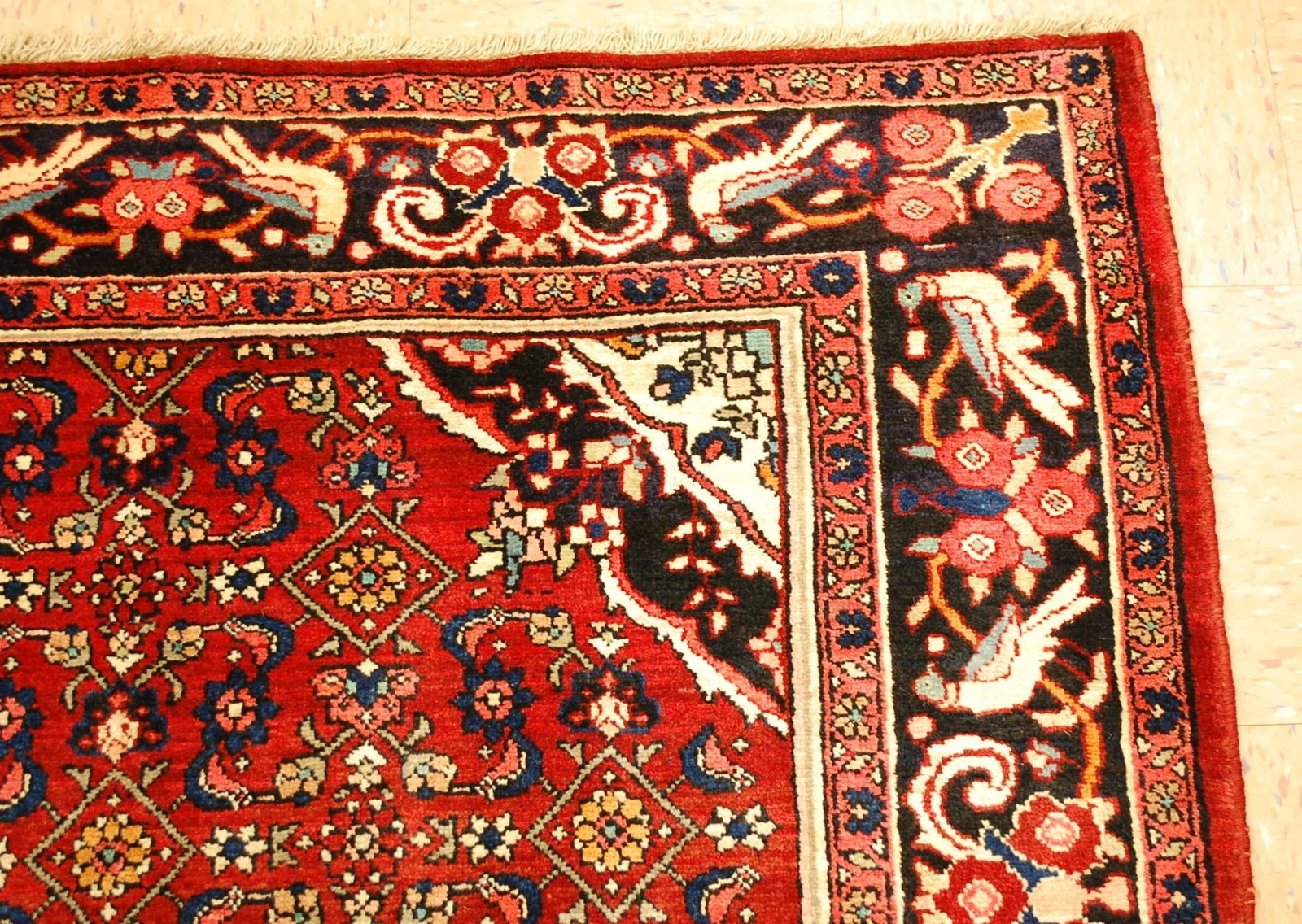 PERSIAN BIJAR RUG 4' 5"X 6' 5" - 8