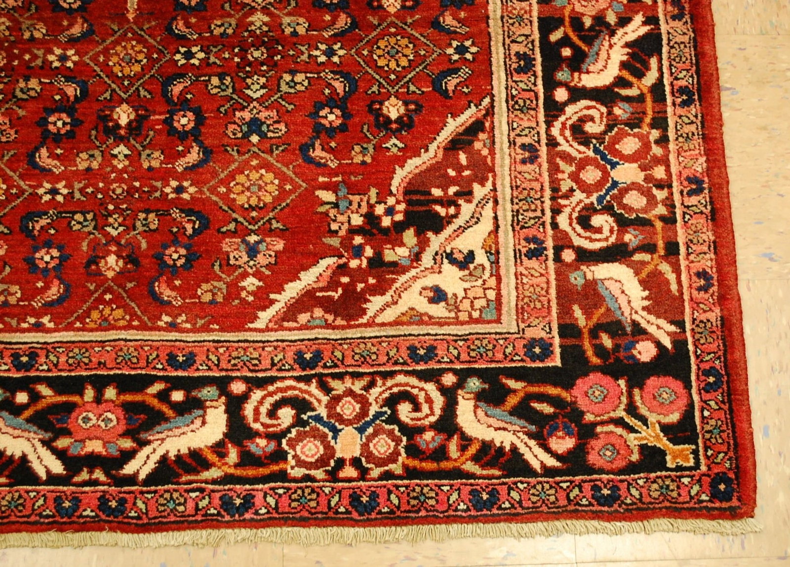 PERSIAN BIJAR RUG 4' 5"X 6' 5" - 9